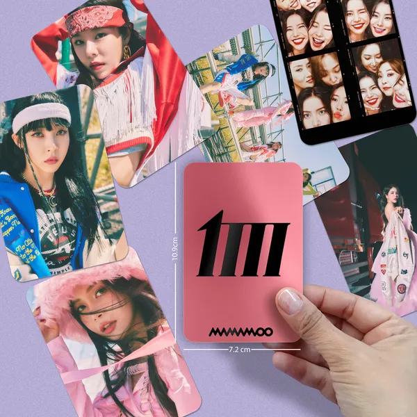 Multicolor_Mamamoo_Illela_Album_Concept_Photo_Cards_(_Set_Of_14_+_2_Freebies_)_Fine_Art_Print_(4.3_Inch_X_2.7_Inch)