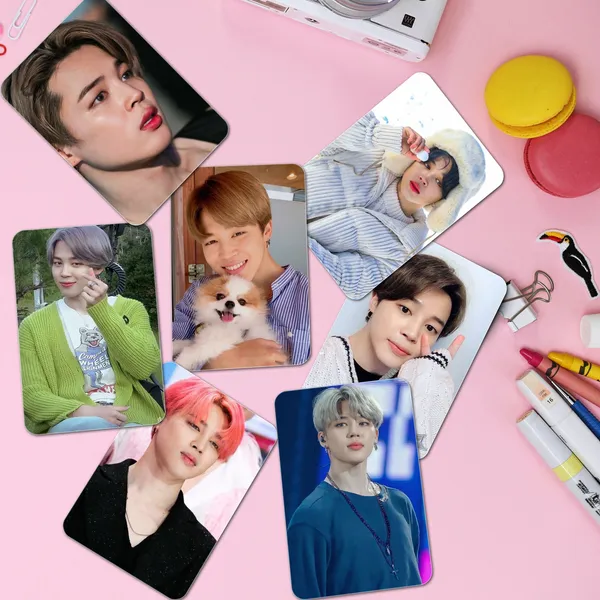 Multicolor_10.5_Cm_Bts_Member_Jimin_Bias_Pack_(_Set_Of_14_)_+_2_Freebies_Reusable_Sticker_(Pack_Of_14)