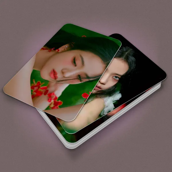 Multicolor_Black-Pink_Jisoo_"Me"_Album_Concept_Photocards_(Set_Of_14_+_2_Freebie)_Photographic_Paper_(2_Inch_X_3.5_Inch)