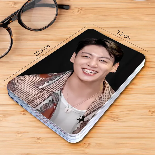 Multicolor_Bts_"Jungkook"_Member_Photo_Card_Bias_Pack_(_Set_Of_16_+_2_Stickers_)_Photographic_Paper_(2.8_Inch_X_3.5_Inch)
