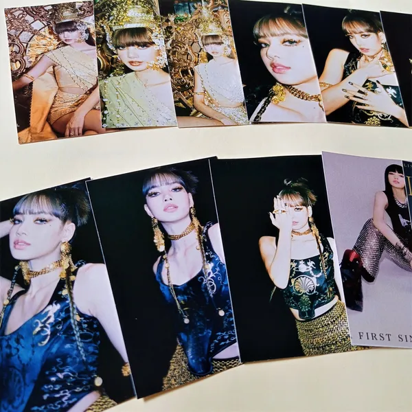 Multicolor_9_Cm_Lalisa_Song_Solo_Album_Stickers_(_Set_Of_12_+_3_Freebies_)_Self_Adhesive_Sticker_(Pack_Of_12)
