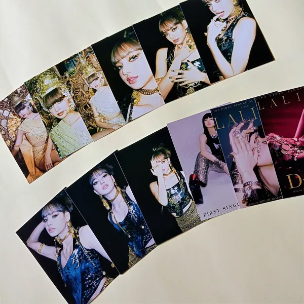Multicolor_9_Cm_Lalisa_Song_Solo_Album_Stickers_(_Set_Of_12_+_3_Freebies_)_Self_Adhesive_Sticker_(Pack_Of_12)