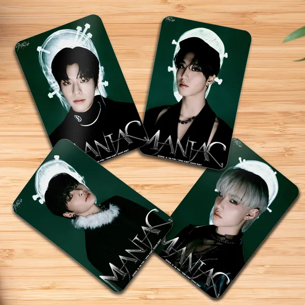 Multicolor_22.86_Cm_Stray_Kids_Maniac_Song_Photocards_(_Set_Of_13_+_3_Freebies_)_Reusable_Sticker_(Pack_Of_16)