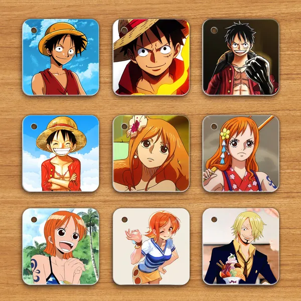 Multicolor_One_Piece_Flash_1Mm_Thick_Cards_With_Snap_Key_Ring_(Set_Of_12_Cards_24_Photos_Front_Back)_Fine_Art_Print_(2.5_Inch_X_2.5_Inch)
