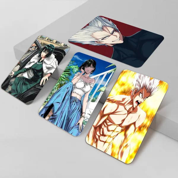 Multicolor_One_Punch_Man_Anime_Photo_Cards_(_Set_Of_14_+2_Freebies_)_Fine_Art_Print_(4.3_Inch_X_2.7_Inch)