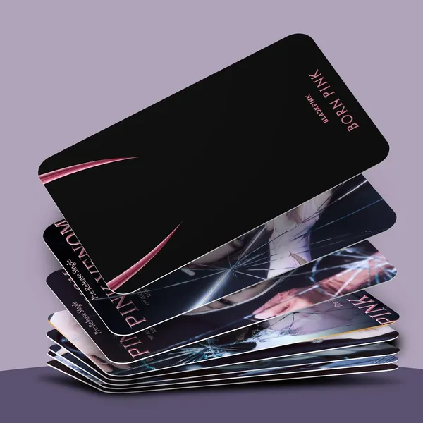 Multicolor_Blackpink_"Pink_Venom"_Photo_Cards_(_Set_Of_12_+_4_Freebies_)_Photographic_Paper_(2.8_Inch_X_3.5_Inch)