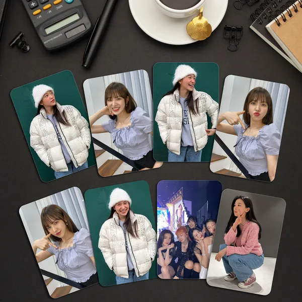 Multicolor_Red_Velvet_Selca_Photo_Cards_(_Set_Of_15_+_1_Freebie_)_All_Members_Fine_Art_Print_(4.3_Inch_X_2.7_Inch)