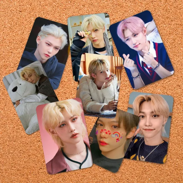 Multicolor_Stray_Kids_Member_"Felix"_Bias_Pack_Photo_Cards_(_Set_Of_16_+_2_Stickers_)_Photographic_Paper_(2.5_Inch_X_3.5_Inch)