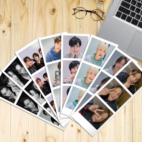 Multicolor_Stray_Kids_Bias_Pack_Film_Strips_(_Set_Of_11_+_4_Freebies_)_Paper_Print_(5.8_Inch_X_2.3_Inch)