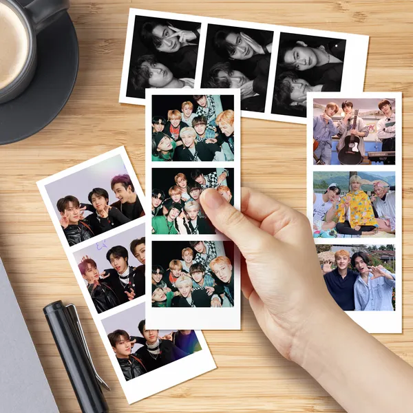 Multicolor_Stray_Kids_Bias_Pack_Film_Strips_(_Set_Of_11_+_4_Freebies_)_Paper_Print_(5.8_Inch_X_2.3_Inch)