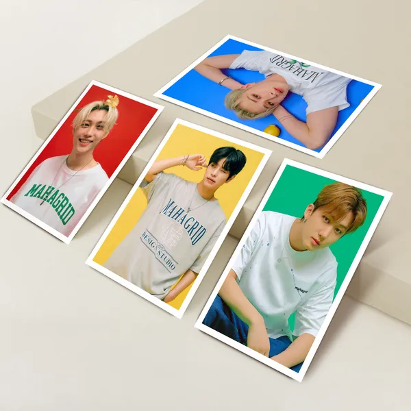 Multicolor_Stray_Kids_Mahagrid_Photo_Cards_Glossy_Laminated_(Set_Of_8)_Fine_Art_Print_(2_Inch_X_3.5_Inch)