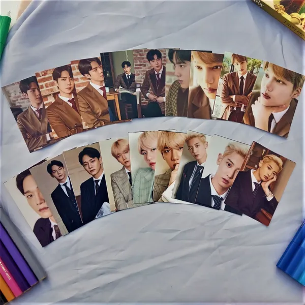 Multicolor_9_Cm_Exo_Ot6_Suit_Photoshoots_Stickers_(_Set_Of_18_)_Self_Adhesive_Sticker_(Pack_Of_18)