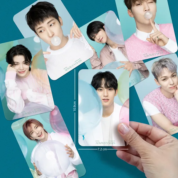 Multicolor_Seventeen_"Always_Yours"_Japan_Album_Concept_Photocards_(Set_Of_28_+_4_Freebies)_Photographic_Paper_(2.8_Inch_X_3.5_Inch)
