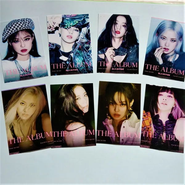 Multicolor_9_Cm_Blackpink_The_Album_Large_Stickers_Self_Adhesive_Sticker_(Pack_Of_8)