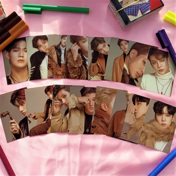 Multicolor_9_Cm_Ateez_Treasure_Album_Stickers_Self_Adhesive_Sticker_(Pack_Of_16)
