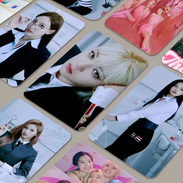 Multicolor_22.86_Cm_Twice_Formula_Of_Love_Album_Photocards_(_Set_Of_16_+_2_Freebies_)_Reusable_Sticker_(Pack_Of_16)