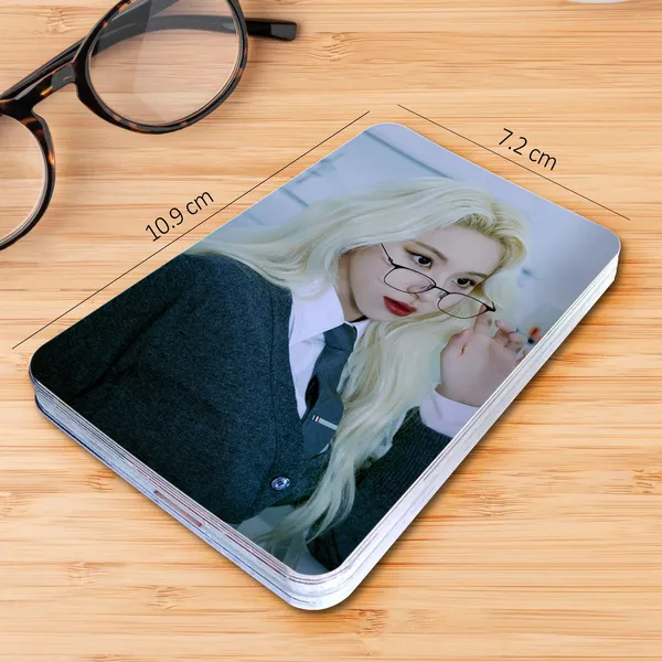Multicolor_22.86_Cm_Twice_Formula_Of_Love_Album_Photocards_(_Set_Of_16_+_2_Freebies_)_Reusable_Sticker_(Pack_Of_16)
