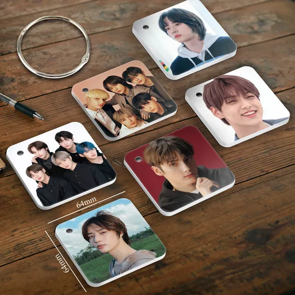 Multicolor_Txt_Flash_1Mm_Thick_Cards_With_Snap_Key_Ring_(Set_Of_12_Cards_24_Photos_Front_Back)_Fine_Art_Print_(2.5_Inch_X_2.5_Inch)