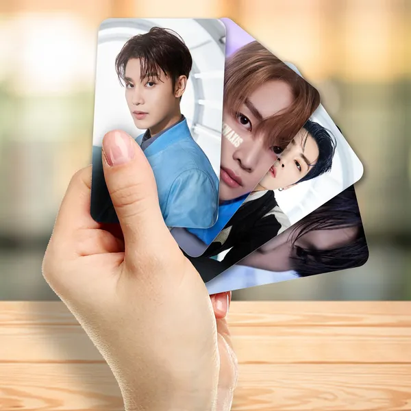 Multicolor_22.86_Cm_Nct_Universe_Album_Photocards_(_Set_Of_21_)_+_Freebies_Reusable_Sticker_(Pack_Of_21)