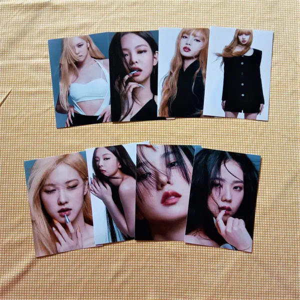 Multicolor_9_Cm_Stickers_Blackpink_Vogue_2021_(_Set_Of_8_+_Freebie_)_Self_Adhesive_Sticker_(Pack_Of_8)