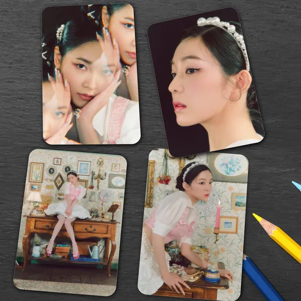 Multicolor_9_Cm_Red_Velvet_Feel_My_Rythm_Photocards_(_Set_Of_14_+_2_Freebies)_Reusable_Sticker_(Pack_Of_16)