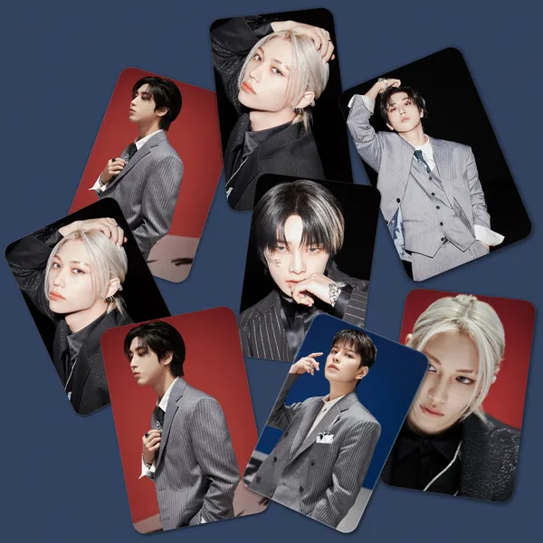 Stray_Kids_"Hop"_Album_Glossy_Laminated_Photocards_(Set_of_28+4_Freebies)
