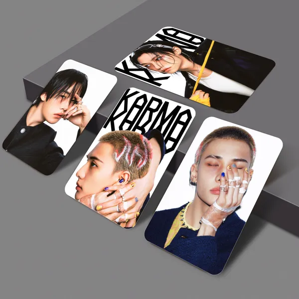 Stray_Kids_"Karma"_Album_Glossy_Laminated_Photocards_(Set_of_28+4_Freebies)