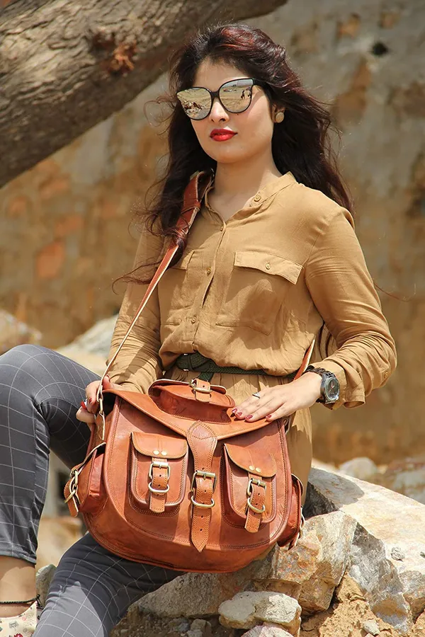 Brown_Genuine_Leather_Satchel_Crossbody_Purse_And_Handbag,_Cosmetic_Bag,_Small_Wallet_Bicycle_Bag,_Woman_Shopping_Travel_Bag_(_10x13_inchs_)