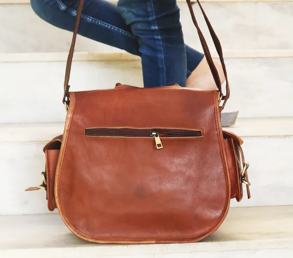 Brown_Genuine_Leather_Satchel_Crossbody_Purse_And_Handbag,_Cosmetic_Bag,_Small_Wallet_Bicycle_Bag,_Woman_Shopping_Travel_Bag_(_10x13_inchs_)