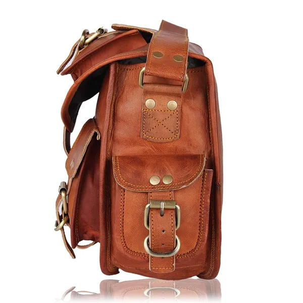 Brown_Genuine_Leather_Satchel_Crossbody_Purse_And_Handbag,_Cosmetic_Bag,_Small_Wallet_Bicycle_Bag,_Woman_Shopping_Travel_Bag_(_10x13_inchs_)