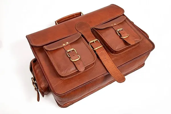Brown_Handmade_16_Inch_Double_Pocket_Laptop_Bag_(_13x18_inchs_)