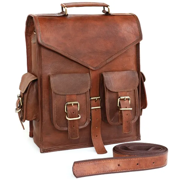 buy leather backpack india Handmade Travel at Best Price in US Our City Backpack in a distressed waxy brown finish is a practical answer to commuting in style Buy Leather Backpacks Online In
