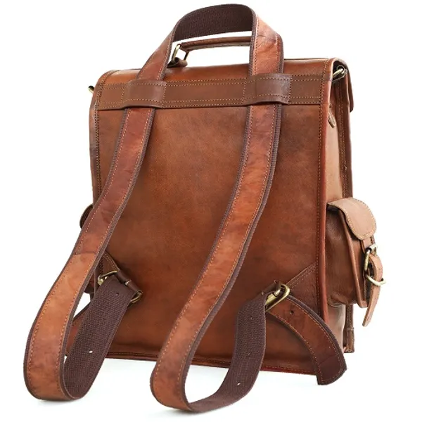 Handmade_Leather_Satchel_Backpack_for_Men_|_Leather_Messenger,_Convertible_Dark_Brown_Laptop_Bag,_Vintage_Rucksack,_Ideal_for_Work_and_Travel