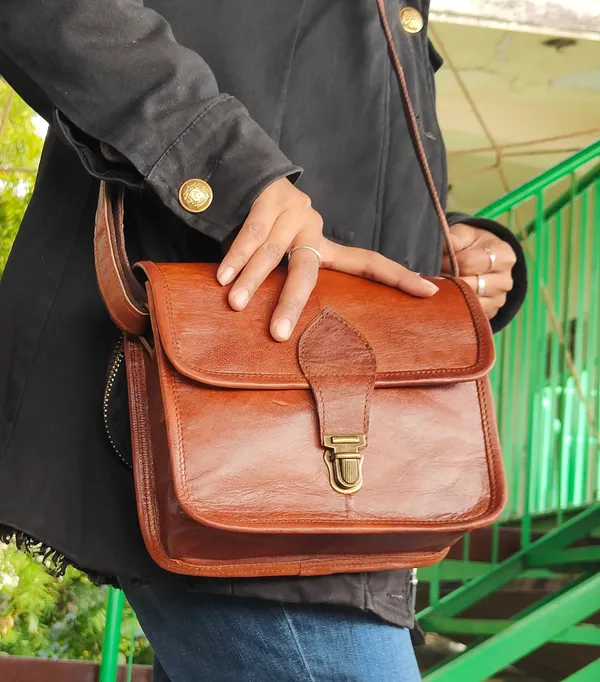 Brown_Small_Genuine_Leather_Bag,_Rustic_Genuine_Leather_Shoulder_Bag,_Cross_Body_Purse,_Vintage_Look_Genuine_Leather_Phone/I_Pad_Tablet_Bag_For_Her_Or_Him_(_7x8_inchs_)
