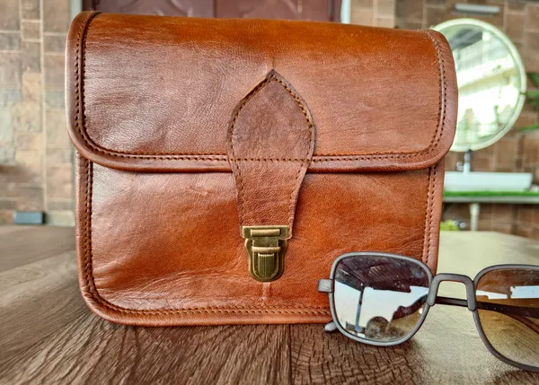 Brown_Small_Genuine_Leather_Bag,_Rustic_Genuine_Leather_Shoulder_Bag,_Cross_Body_Purse,_Vintage_Look_Genuine_Leather_Phone/I_Pad_Tablet_Bag_For_Her_Or_Him_(_7x8_inchs_)