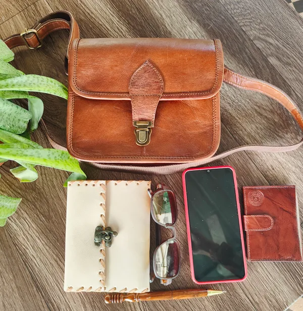Brown_Small_Genuine_Leather_Bag,_Rustic_Genuine_Leather_Shoulder_Bag,_Cross_Body_Purse,_Vintage_Look_Genuine_Leather_Phone/I_Pad_Tablet_Bag_For_Her_Or_Him_(_7x8_inchs_)