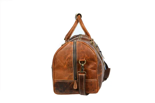 Brown_20"_Buffalo_Genuine_Leather_Duffle_Bag_Travel_Carry-On_Luggage_Overnight_Gym_Weekender_Bag_(_20x9x11_inchs_)