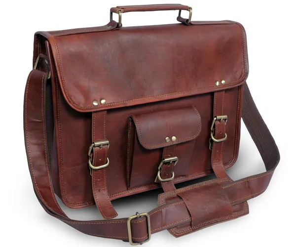 Brown_Genuine_Leather_Briefcase_Messenger_Shoulder_Computer_Laptop_Bag_(_12_x_17_inchs_)