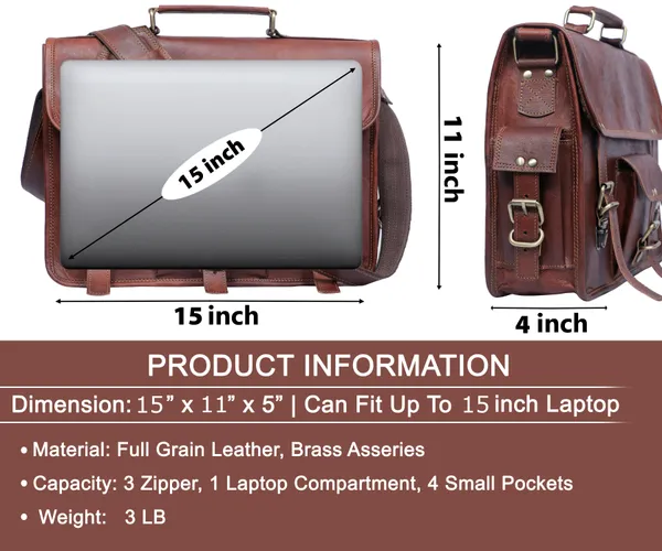 Brown_Genuine_Leather_Briefcase_Messenger_Shoulder_Computer_Laptop_Bag_(_12_x_17_inchs_)
