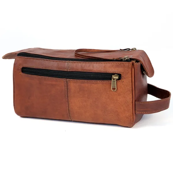 Brown_Genuine_Leather_Toiletry_Bag_Large_Dopp_Kit__Travel_Pouch_Cosmetic_Organizer_Best_Toiletries_Bags_For_Bathroom_And_Traveling_(_10x6_inchs_)