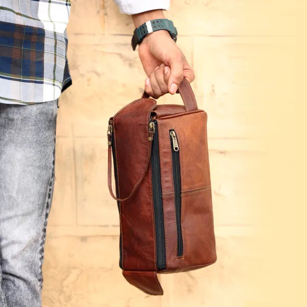 Brown_Genuine_Leather_Toiletry_Bag_Large_Dopp_Kit__Travel_Pouch_Cosmetic_Organizer_Best_Toiletries_Bags_For_Bathroom_And_Traveling_(_10x6_inchs_)