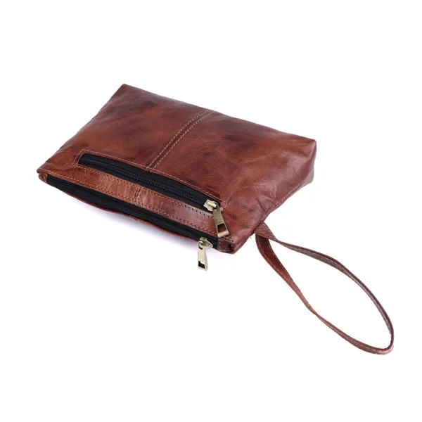 Brown_Genuine_Leather_Pouch_Bag_For_Women_(_2.5_*_9_*_6__Inch_)