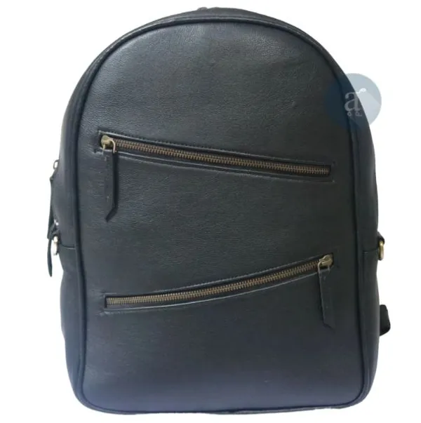 Black_Your_Everyday_Partner_-Genuine_Leather_School/College_&_Travel_Backpack_For_Unisex__(_11X15_inchs_)
