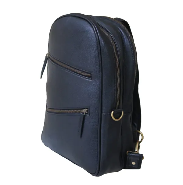 Black_Your_Everyday_Partner_-Genuine_Leather_School/College_&_Travel_Backpack_For_Unisex__(_11X15_inchs_)