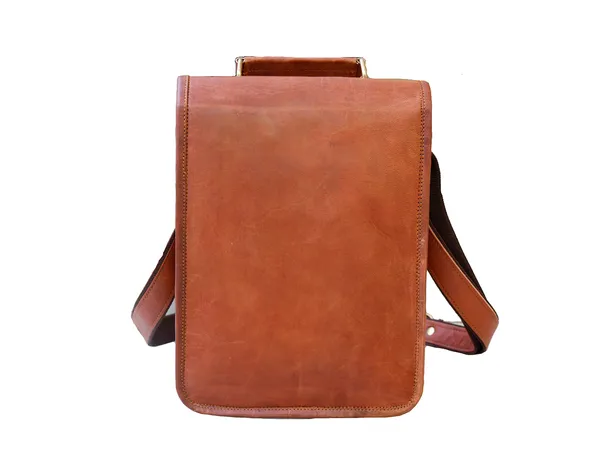 Brown_9_Inch_Genuine_Leather_Satchel_I-Pad_Messenger_Bag_For_Men_And_Women_(_11x9_inchs_)