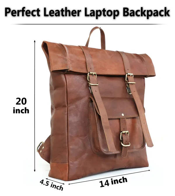 Brown_Genuine_Leather_Roll_Top__Backpack_For_Men_And_Women_Vintage_Large_Laptop_And_Travel_Bag_Best_Rucksack_For_Work,_Adventure,_And_Business_Genuine_Leather_Bookbag_(_12x16_inchs_)