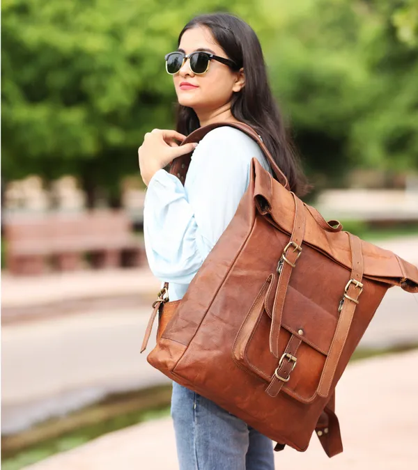 Brown_Genuine_Leather_Roll_Top__Backpack_For_Men_And_Women_Vintage_Large_Laptop_And_Travel_Bag_Best_Rucksack_For_Work,_Adventure,_And_Business_Genuine_Leather_Bookbag_(_12x16_inchs_)