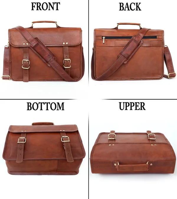 Brown_14_Inch_Genuine_Leather_Messenger_Bag_Vintage_Small_Briefcase_Shoulder_Crossbody_Satchel_For_Men_And_Women_Ideal_For_Laptop,_Ipad,_And_Tablet_(_10x14_inchs_)