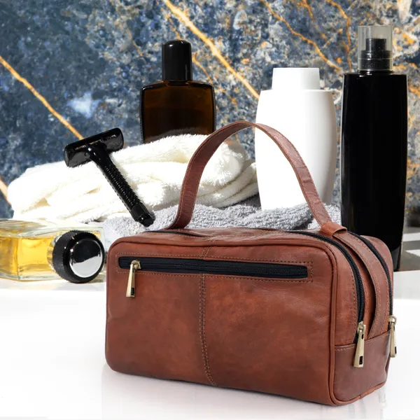 Brown_Genuine_Leather_Toiletry_Bag_Large_Dopp_Kit__Travel_Pouch_Cosmetic_Organizer_(_10x6_inchs_)