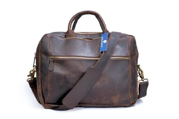 Chocolate_Brown_15_Inch_Buffalo_Genuine_Leather_Briefcase_Laptop_Messenger_Backpack_Two_In_One_Office_Briefcase_+_Backpack_(_11x15_inchs_)